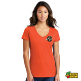 Warhead XL Monster Truck Ladies V-Neck T-Shirt