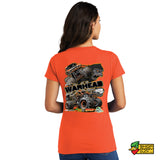 Warhead XL Monster Truck Ladies V-Neck T-Shirt