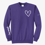 Heart Yourself Crewneck Fleece