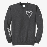Heart Yourself Crewneck Fleece