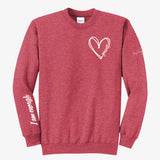 Heart Yourself Crewneck Fleece