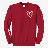 Heart Yourself Crewneck Fleece