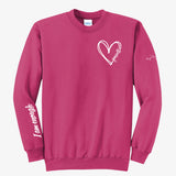Heart Yourself Crewneck Fleece