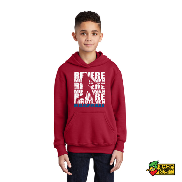 Revere Baseball Player Logo Youth Hoodie