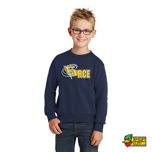 Force Full Logo Youth Crewneck Sweatshirt