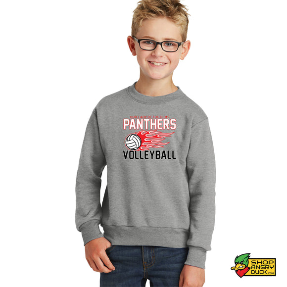 Our Lady of the Elms Volleyball Youth Crewneck Sweatshirt