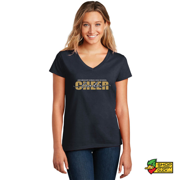 Hoban Cheer leader Ladies V-Neck T-Shirt