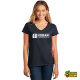 Hoban Volleyball Ladies V-Neck T-Shirt
