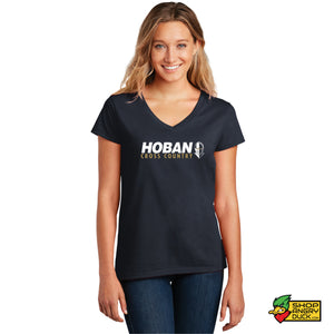 Hoban Cross Country Knight Ladies V-Neck T-Shirt