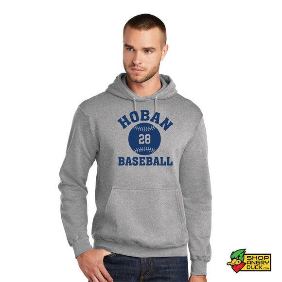 Hoban Baseball Personalized Number Hoodie