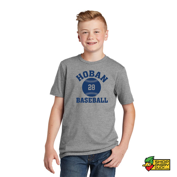 Hoban Baseball Personalized Number Youth T-Shirt