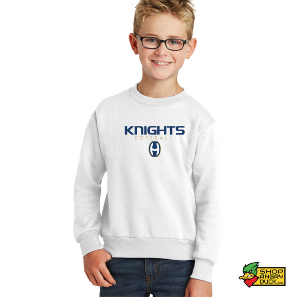 Hoban Softball Knights Youth Crewneck Sweatshirt