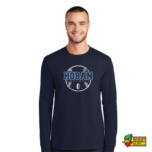 Hoban Softball Faded Ball Long Sleeve T-Shirt