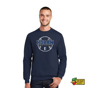 Hoban Softball Faded Ball Crewneck Sweatshirt