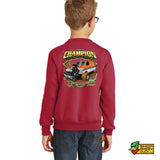 Dewbaby Motorsports Champion Youth Crewneck Sweatshirt