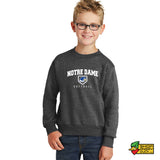 NDC softball 2024 Plate Youth Crewneck Sweatshirt