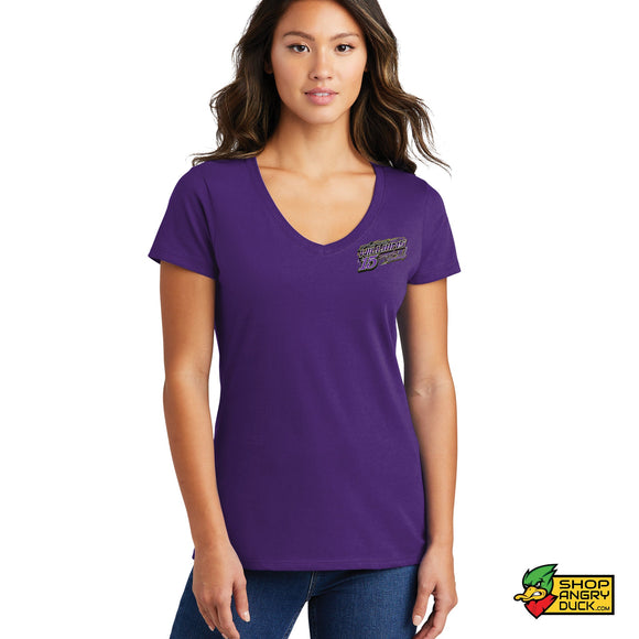 Aaron Williams Racing Ladies V-Neck T-Shirt