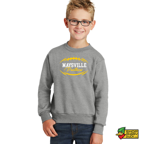 Maysville Panthers Football Youth Crewneck Sweatshirt