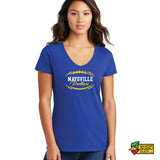 Maysville Panthers Football Ladies V-Neck T-Shirt