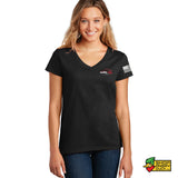 Double Ugly Pulling Team Ladies V-Neck T-Shirt