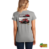 Double Ugly Pulling Team Ladies V-Neck T-Shirt