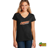 Lyndhurst Lightning Bolt Ladies V-Neck T-Shirt