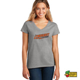 Lyndhurst Lightning Bolt Ladies V-Neck T-Shirt