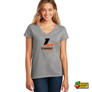 Lyndhurst Lightning "L" Ladies V-Neck T-Shirt