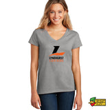 Lyndhurst Lightning "L" Ladies V-Neck T-Shirt