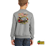 Busted Budget Pulling Team Youth Crewneck Sweatshirt