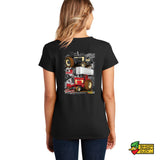 Just Hoofin It Ladies V-Neck T-Shirt