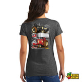 Just Hoofin It Ladies V-Neck T-Shirt