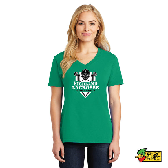 Highland Poke & Annoy Ladies V-Neck T-Shirt