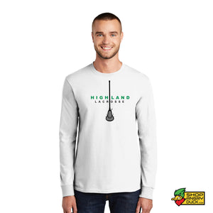 Highland Lacrosse Stick Long Sleeve T-Shirt