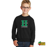 Highland Lacrosse H Youth Crewneck Sweatshirt