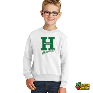 Highland Hornets H Youth Crewneck Sweatshirt