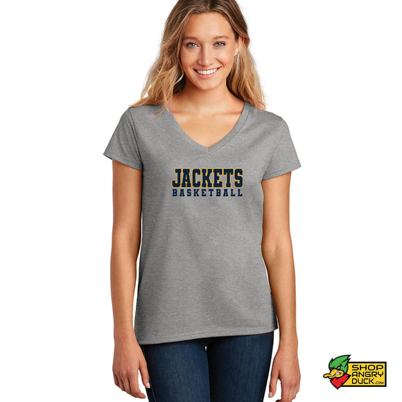 New Riegel Jackets Basketball Ladies V-Neck T-Shirt
