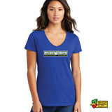 Pit Sky Lights Ladies V-Neck T-Shirt