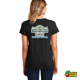 Pit Sky Lights Ladies V-Neck T-Shirt