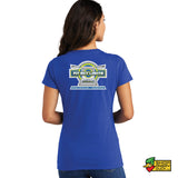 Pit Sky Lights Ladies V-Neck T-Shirt